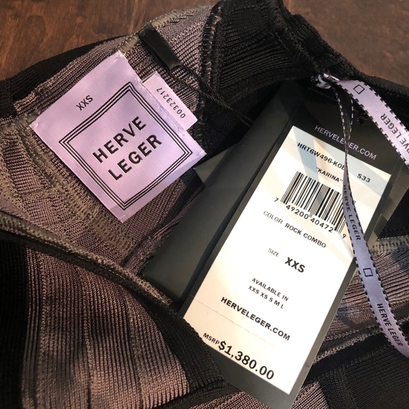 Herve Leger Karina Dress XXS - Picture 3 of 3